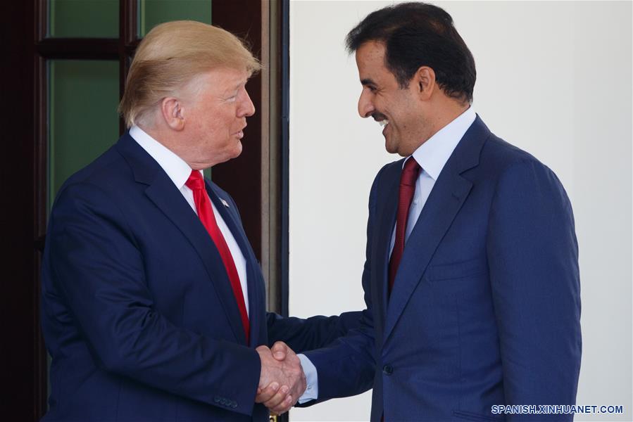 EEUU-WASHINGTON-TRUMP-QATAR-EMIR-REUNION