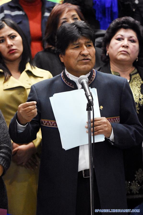 BOLIVIA-LA PAZ-EVO MORALES