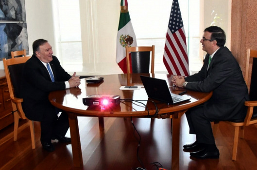 MEXICO-CIUDAD DE MEXICO-EEUU-EBRARD-POMPEO-REUNION