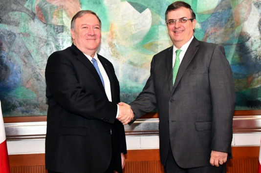 MEXICO-CIUDAD DE MEXICO-EEUU-EBRARD-POMPEO-REUNION