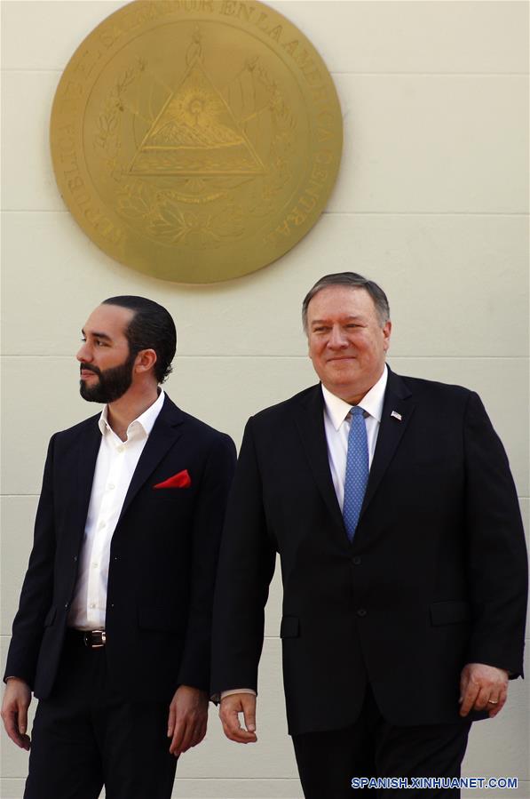 EL SALVADOR-SAN SALVADOR-EEUU-BUKELE-POMPEO-REUNION