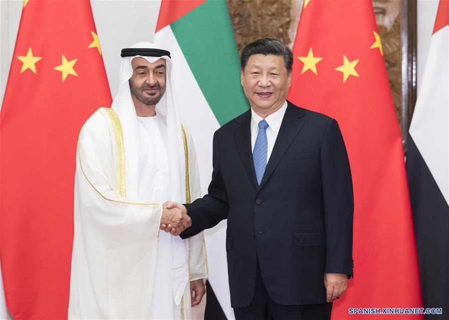 CHINA-BEIJING-XI JINPING-PRINCIPE HEREDERO DE ABU DABI-REUNION