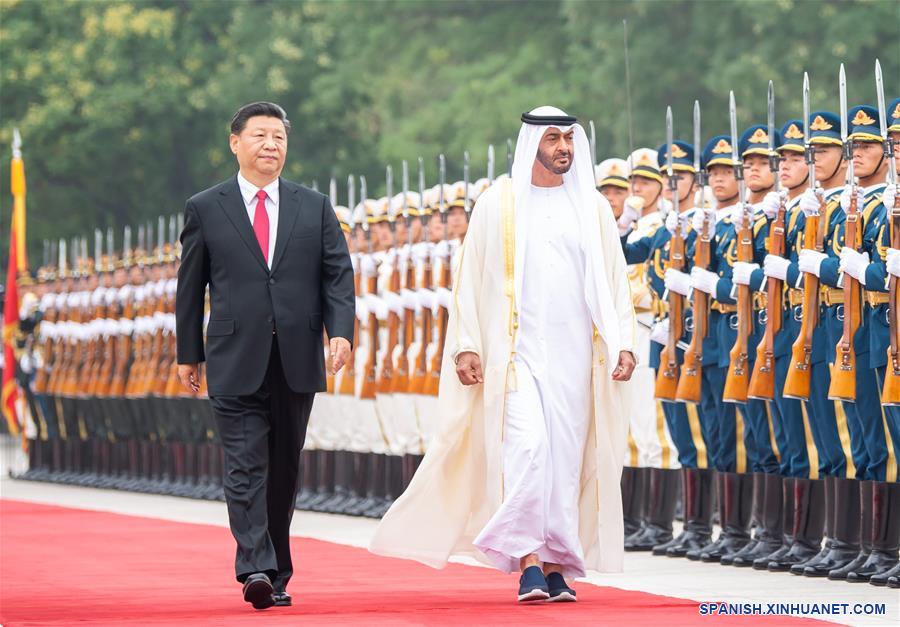 CHINA-BEIJING-XI JINPING-PRINCIPE HEREDERO DE ABU DABI-CONVERSACIONES