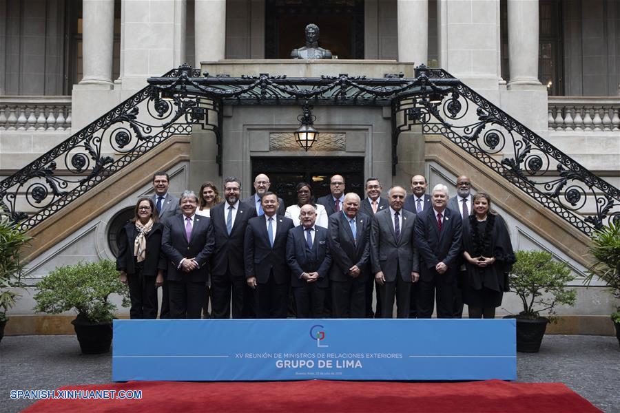 ARGENTINA-BUENOS AIRES-GRUPO DE LIMA