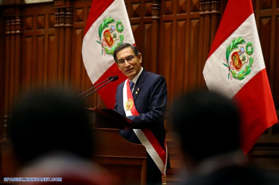 PERU-LIMA-VIZCARRA-ADELANTO DE ELECCIONES