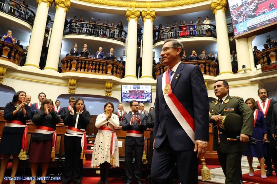 PERU-LIMA-VIZCARRA-ADELANTO DE ELECCIONES