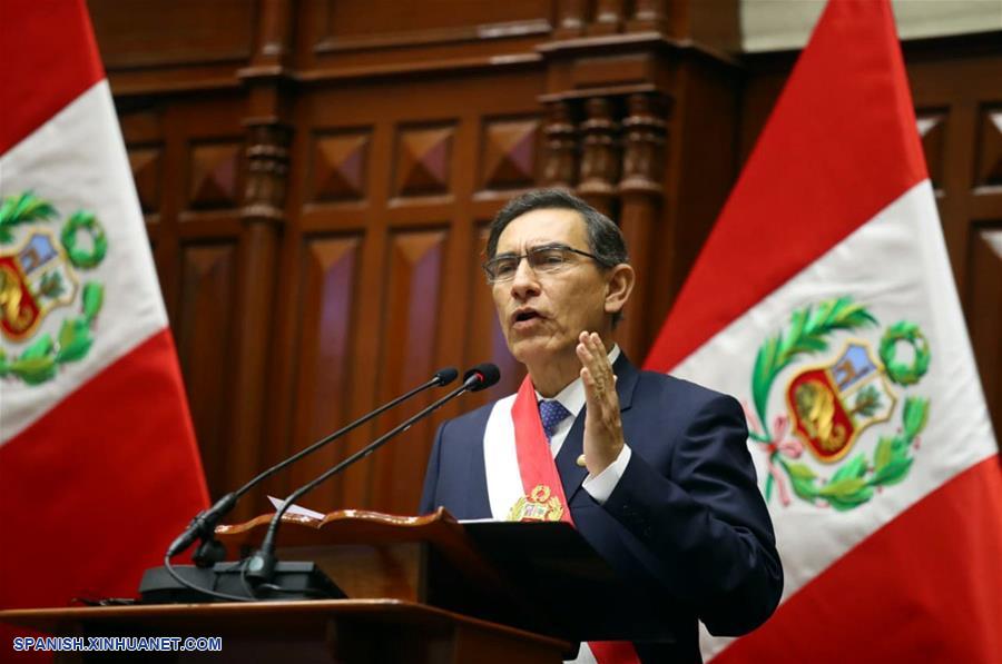 PERU-LIMA-VIZCARRA-ADELANTO DE ELECCIONES