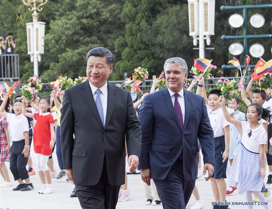 CHINA-BEIJING-XI JINPING-COLOMBIAN PRESIDENT-TALKS (CN)