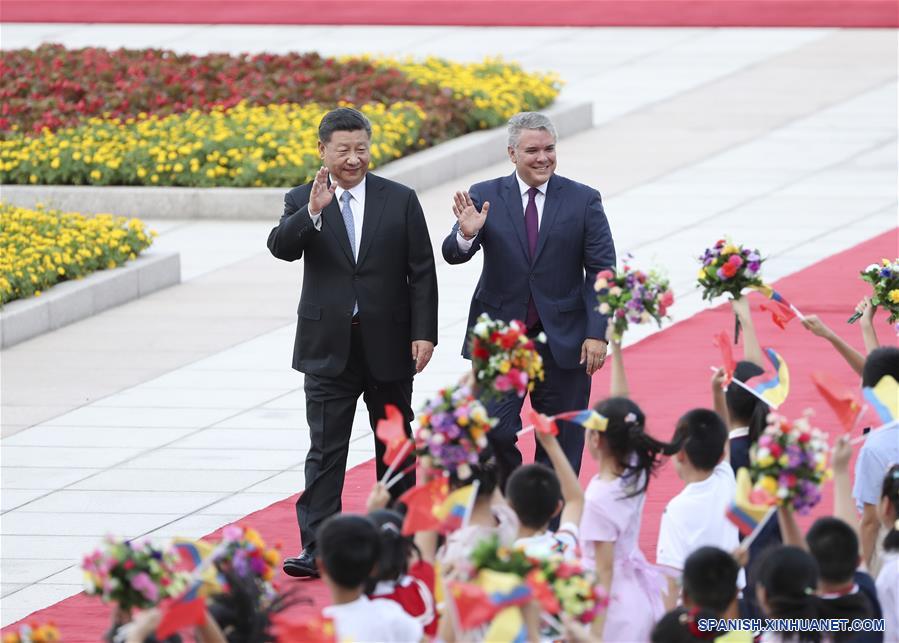 CHINA-BEIJING-XI JINPING-COLOMBIAN PRESIDENT-TALKS (CN)