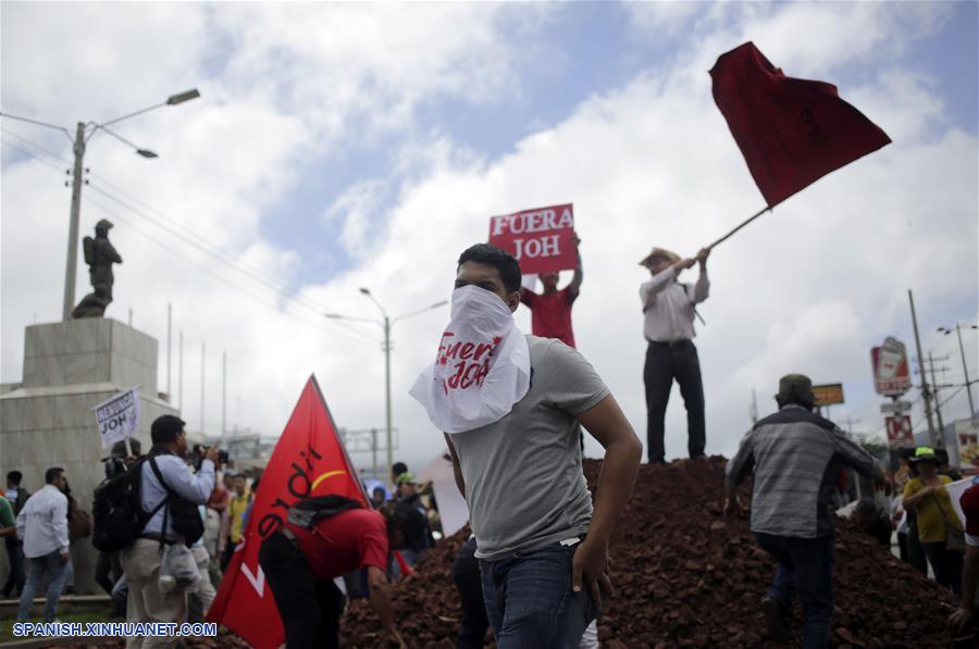 HONDURAS-TEGUCIGALPA-PROTESTA