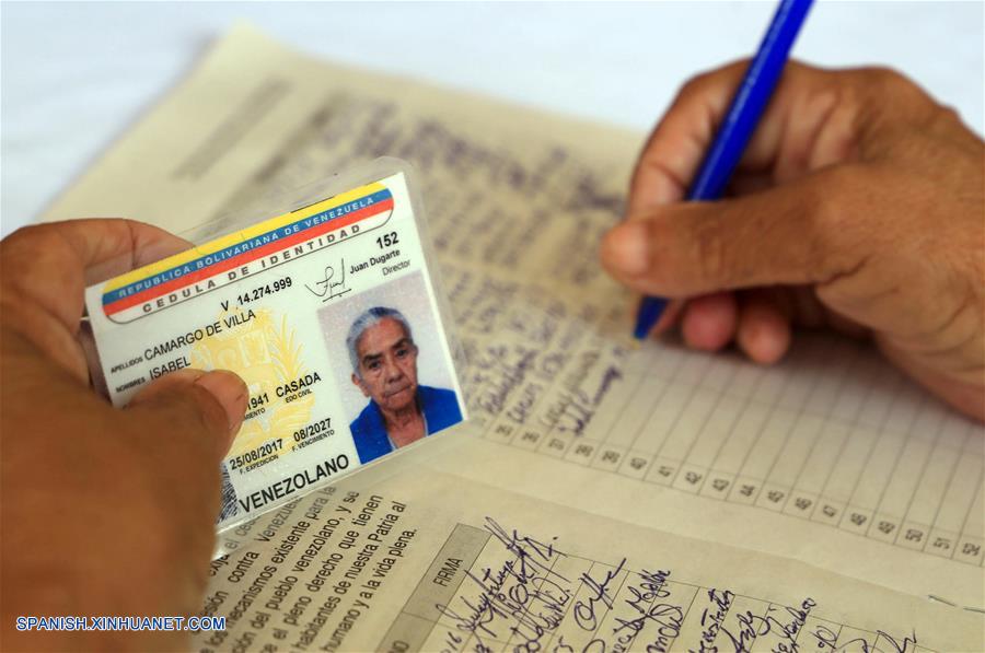 VENEZUELA-CARACAS-EEUU-BLOQUEO-FIRMAS