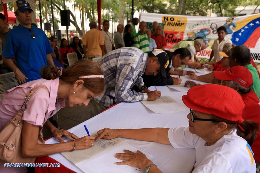 VENEZUELA-CARACAS-EEUU-BLOQUEO-FIRMAS