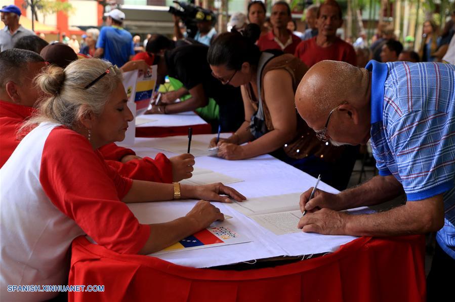 VENEZUELA-CARACAS-EEUU-BLOQUEO-FIRMAS