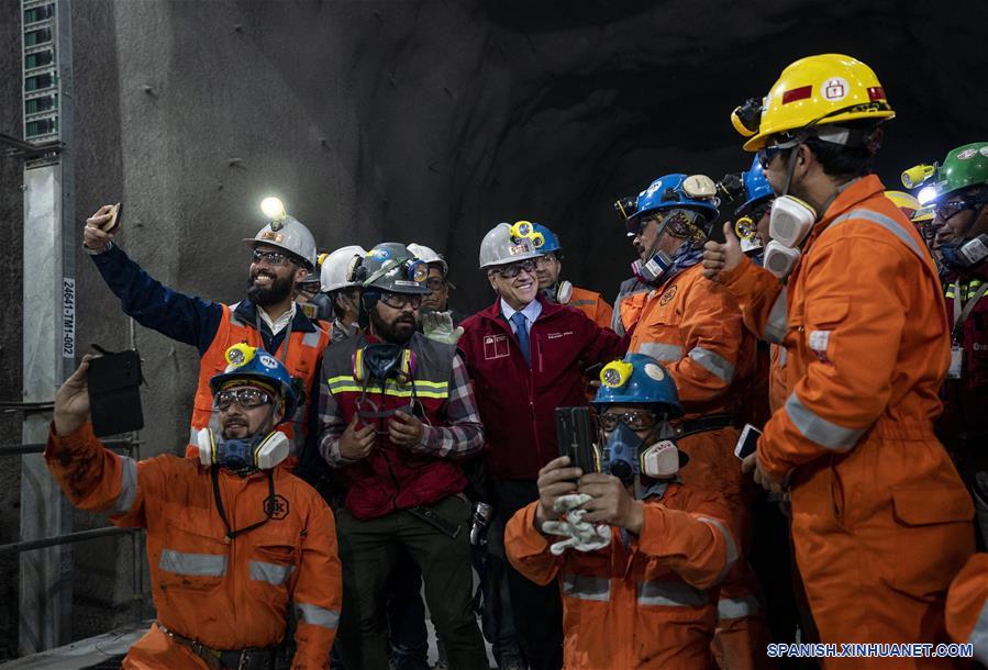 CHILE-ANTOFAGASTA-PI&Ntilde;ERA-MINA-INAUGURACION