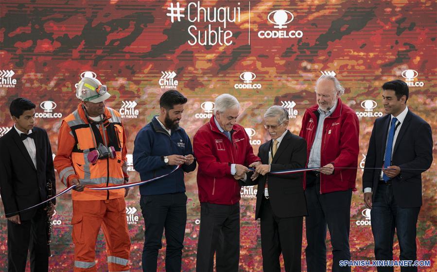 CHILE-ANTOFAGASTA-PIÑERA-MINA-INAUGURACION