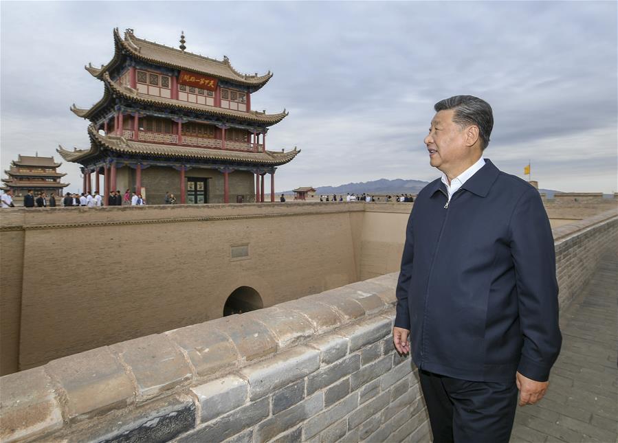 CHINA-GANSU-XI JINPING-INSPECTION (CN)