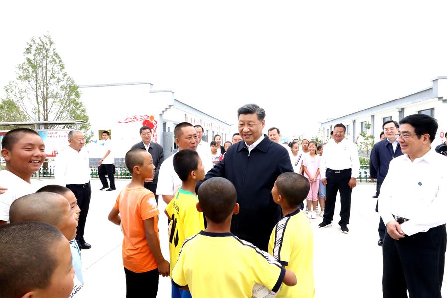 CHINA-GANSU-WUWEI-XI JINPING-INSPECTION (CN)