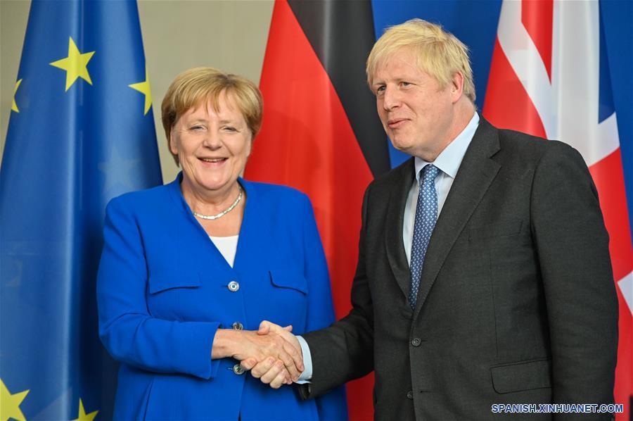 ALEMANIA-BERLIN-REINO UNIDO-BORIS JOHNSON-VISITA