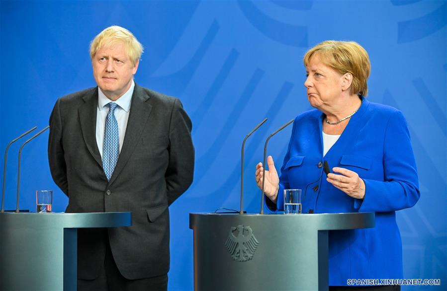 ALEMANIA-BERLIN-REINO UNIDO-BORIS JOHNSON-VISITA