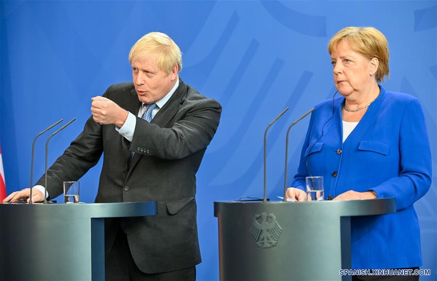 ALEMANIA-BERLIN-REINO UNIDO-BORIS JOHNSON-VISITA