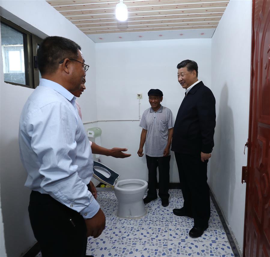 CHINA-GANSU-WUWEI-XI JINPING-INSPECTION (CN)