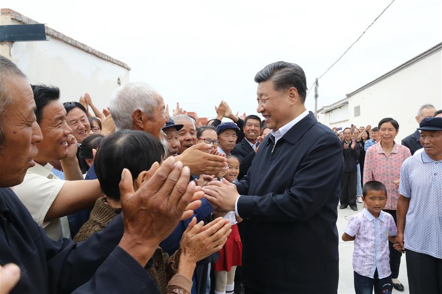 CHINA-GANSU-WUWEI-XI JINPING-INSPECTION (CN)
