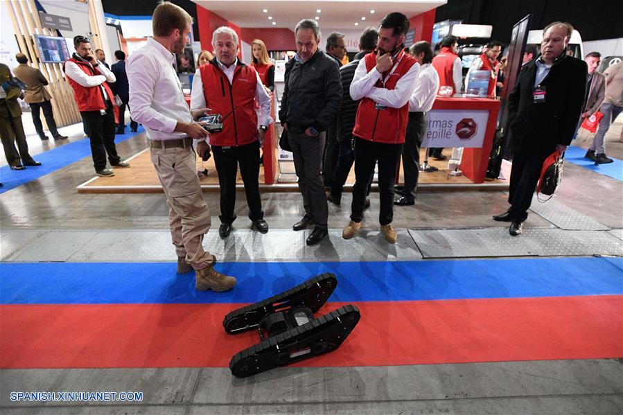 CHILE-SANTIAGO-SEGURIDAD-EXPOSICION