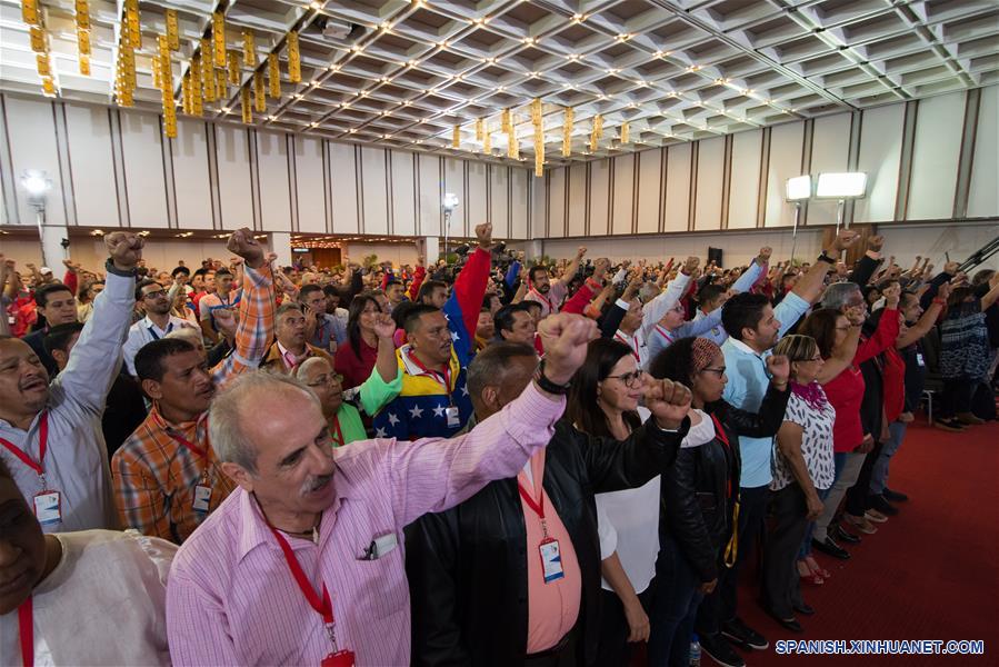 VENEZUELA-CARACAS-ENCUENTRO-TRABAJADORES