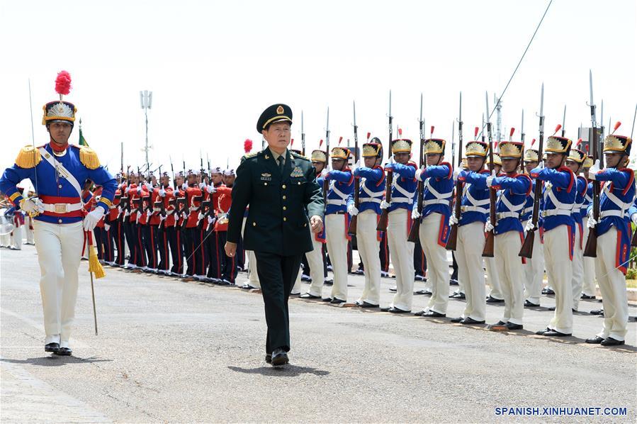 BRASIL-BRASILIA-MINISTRO DE DEFENSA CHINO-VISITA