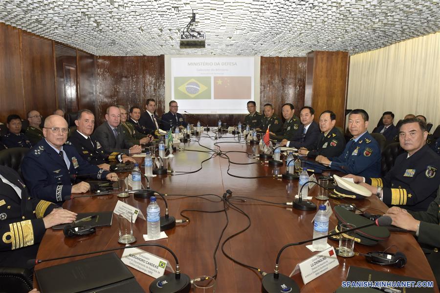 BRASIL-BRASILIA-MINISTRO DE DEFENSA CHINO-VISITA