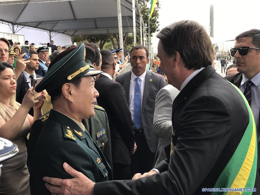 BRASIL-BRASILIA-MINISTRO DE DEFENSA CHINO-VISITA