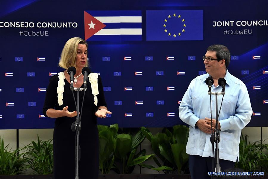 CUBA-HABANA-UNION EUROPEA-CONFERENCIA