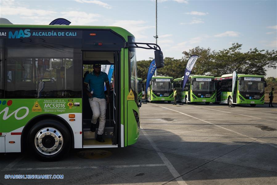 COLOMBIA-CALI-CHINA-AUTOBUSES ELECTRICOS