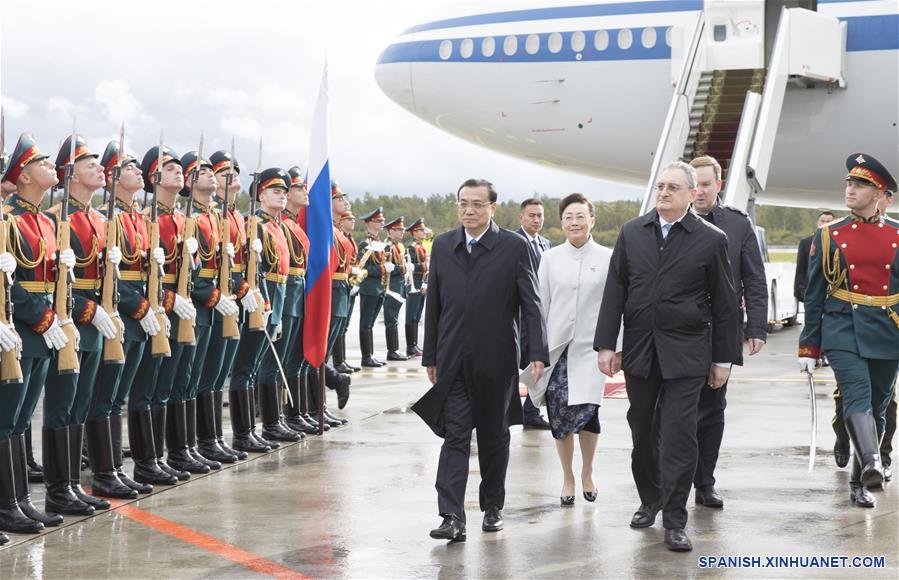 RUSSIA-ST. PETERSBURG-CHINA-LI KEQIANG-OFFICIAL VISIT-ARRIVAL