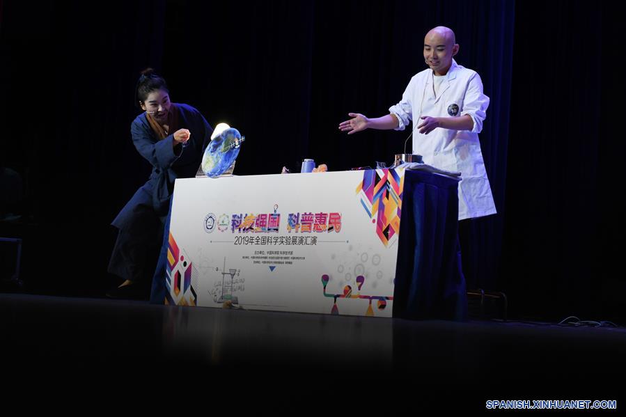 CHINA-ANHUI-ESPECTACULO DE CIENCIA