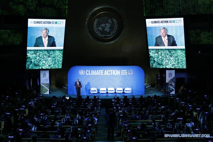 EEUU-NUEVA YORK-CUMBRE-ACCION CLIMATICA-ANTONIO GUTERRES