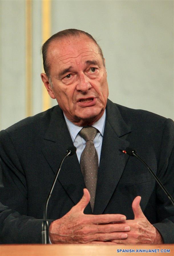 FRANCIA-PARIS-EX PRESIDENTE-CHIRAC-FALLECIMIENTO