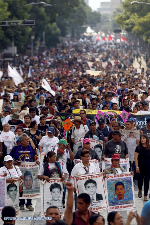 MEXICO-CIUDAD DE MEXICO-PROTESTA-AYOTZINAPA