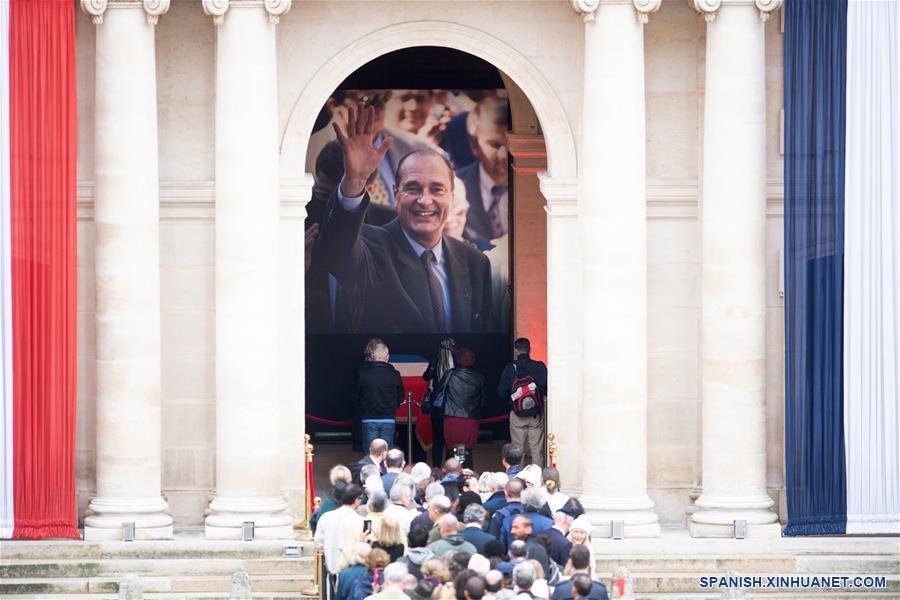FRANCIA-PARIS-JACQUES CHIRAC-CONDOLENCIAS