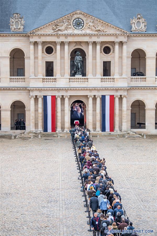 FRANCIA-PARIS-JACQUES CHIRAC-CONDOLENCIAS