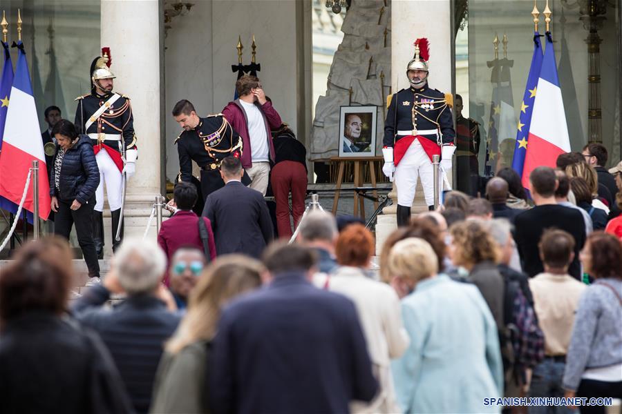 FRANCIA-PARIS-JACQUES CHIRAC-CONDOLENCIAS