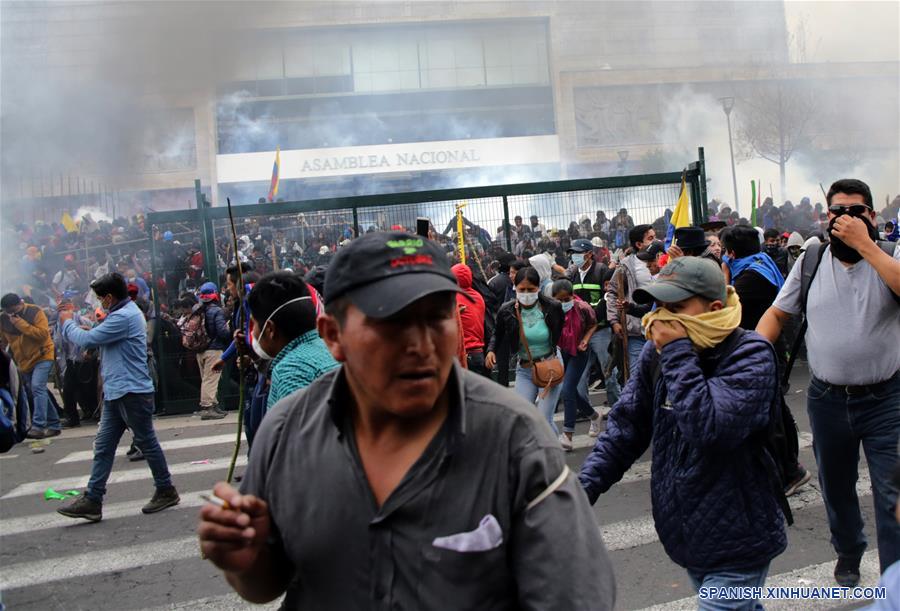 ECUADOR-QUITO-PROTESTA