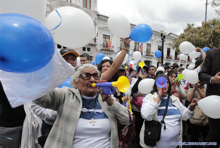 ECUADOR-QUITO-PROTESTAS-LENIN MORENO