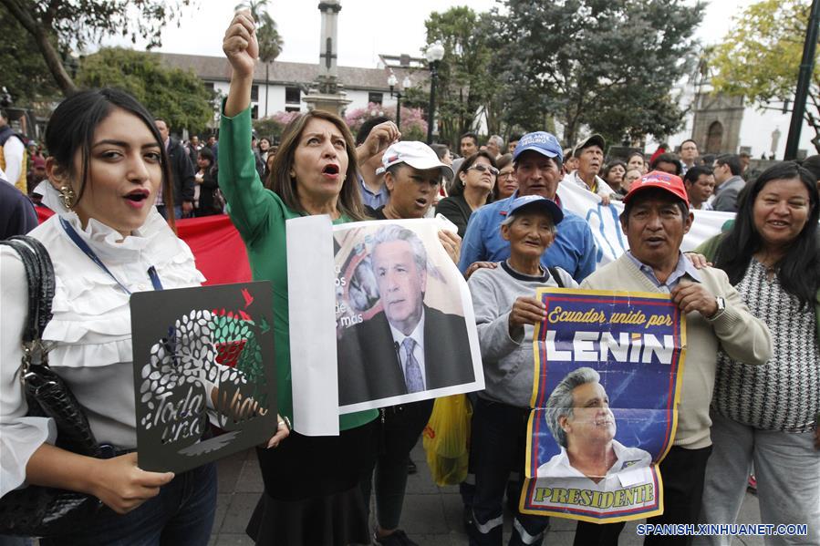ECUADOR-QUITO-PROTESTAS-LENIN MORENO