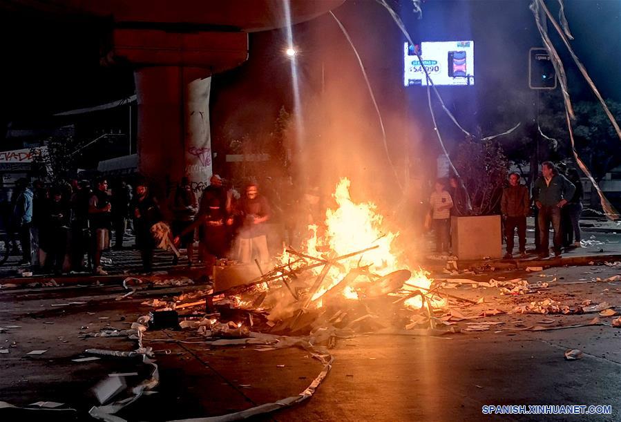 CHILE-SANTIAGO-PROTESTA-TRANSPORTES