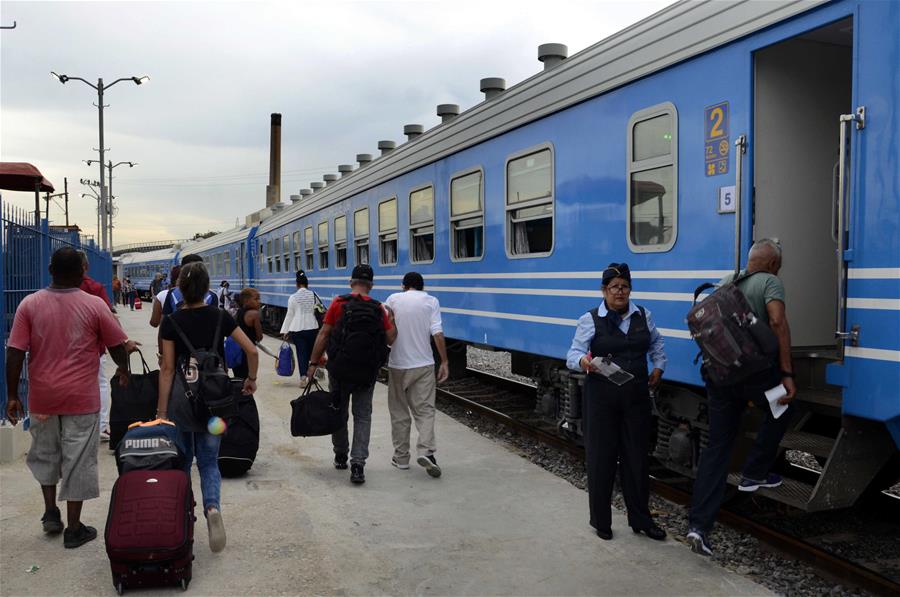 CUBA-HABANA-CHINA-TRENES