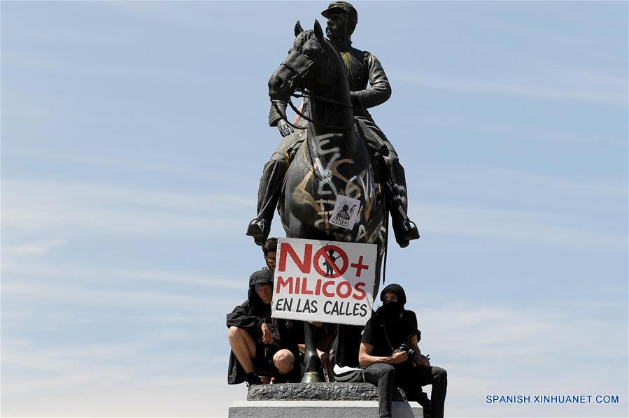 CHILE-SANTIAGO-MANIFESTACION-TRANSPORTE