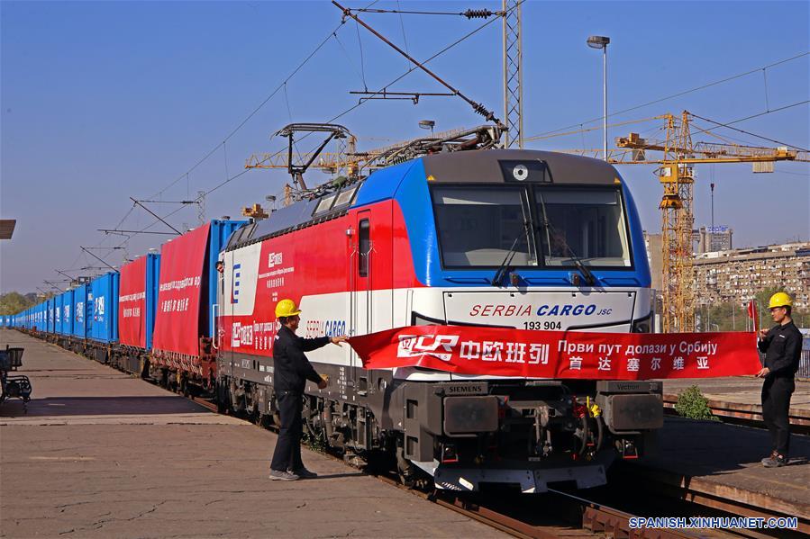 SERBIA-BELGRADO-CHINA-TREN DE CARGA 