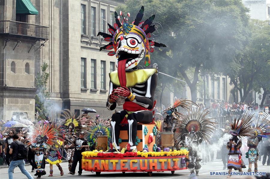 MEXICO-CIUDAD DE MEXICO-DESFILE DE DIA DE MUERTOS