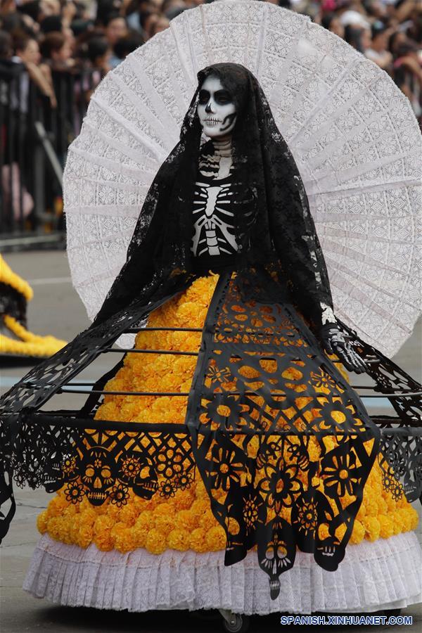 MEXICO-CIUDAD DE MEXICO-DESFILE DE DIA DE MUERTOS